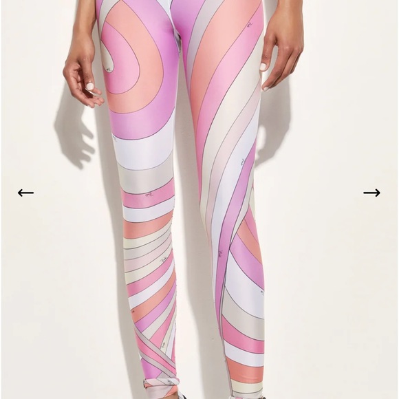 Emilio Pucci Authentic Leggings Size M - Picture 2 of 8